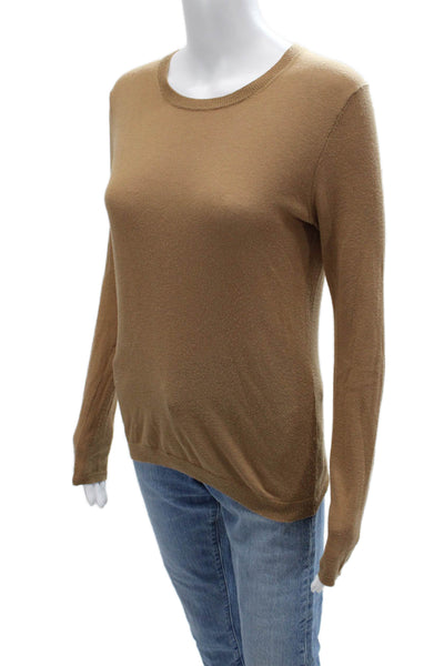 Zara Unisex Brown Crew Neck Pullover Long Sleeve Size S