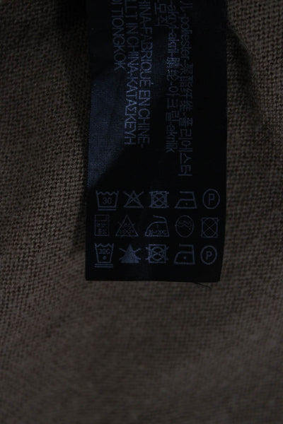 Zara Unisex Brown Crew Neck Pullover Long Sleeve Size S