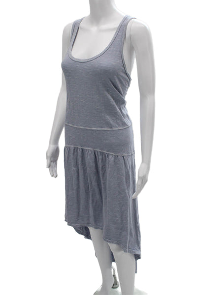 Wilt Womens Tank Dress Gray Cotton Blend Sleeveless Midi Bohemian Size M