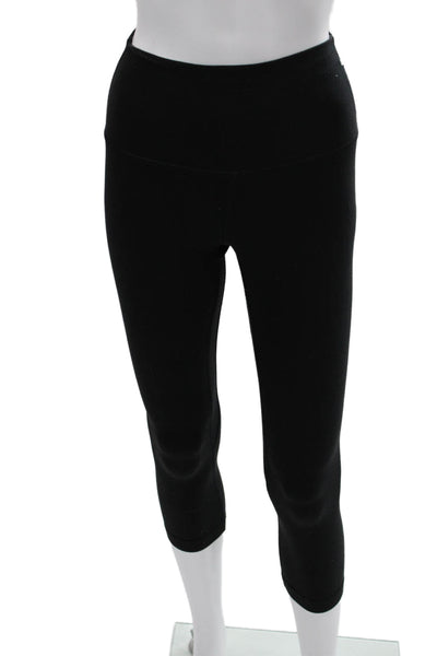 Lululemon Women Black Capri Leggings Nylon Size 4