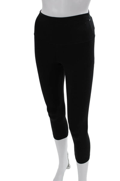 Lululemon Women Black Capri Leggings Nylon Size 4