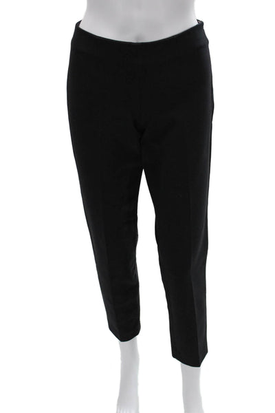 Theory Womens Ankle Dress Pants Black Hook & Eye Size 4