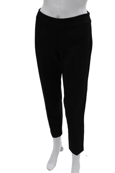 Theory Womens Ankle Dress Pants Black Hook & Eye Size 4