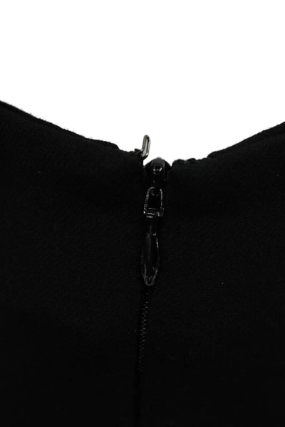 Theory Womens Ankle Dress Pants Black Hook & Eye Size 4