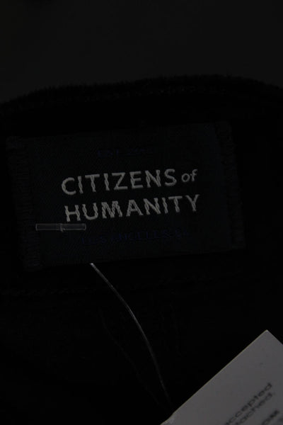 Citizens of Humanity Womens Black Mid Rise Pants Inseam 30 Size 26