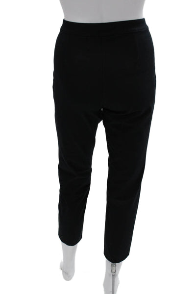 Theory Women Black Cropped Ankle Dress Pants Size 2