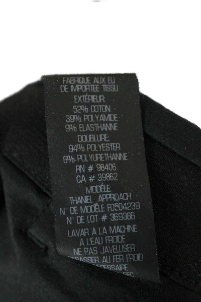 Theory Women Black Cropped Ankle Dress Pants Size 2