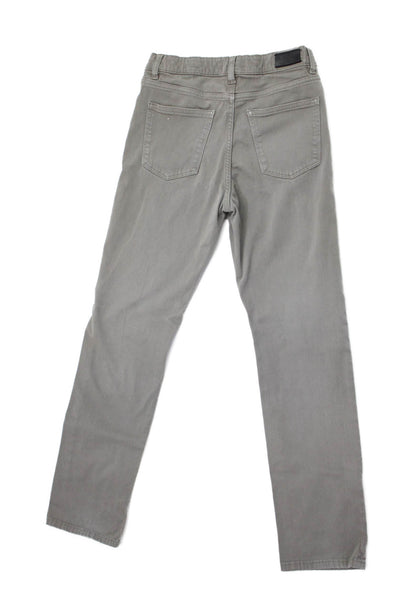 DL1961 Boys Cotton Zippered Straight Casual Jeans Gray Size 14