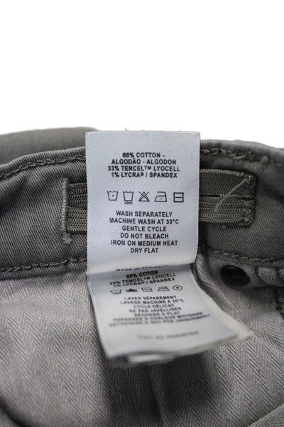DL1961 Boys Cotton Zippered Straight Casual Jeans Gray Size 14