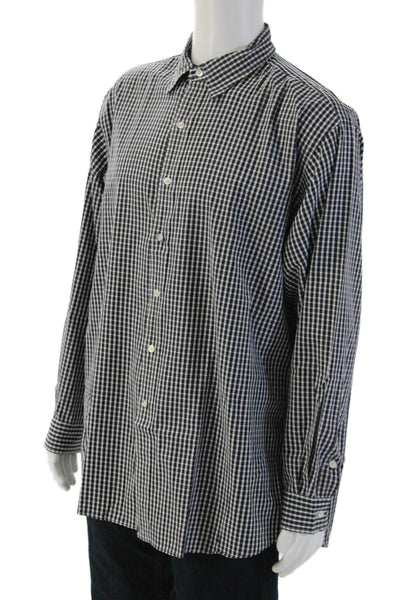 Polo Ralph Lauren Mens Plaid Lowell Sport Button Shirt Black Size Extra Large
