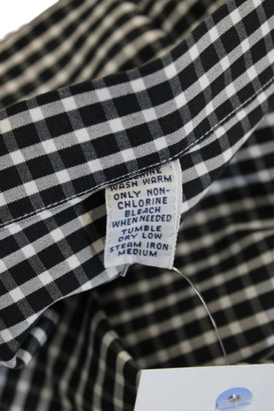 Polo Ralph Lauren Mens Plaid Lowell Sport Button Shirt Black Size Extra Large