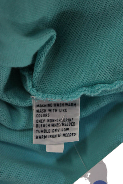 Polo Ralph Lauren Mens Short Sleeves Custom Fit Rugby Shirt Blue Size Large