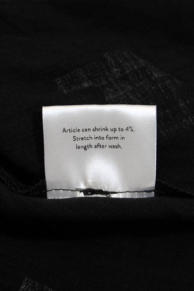 Trine Kryger Simonsen Women Black Graphic Jacket Long Sleeve Size 34