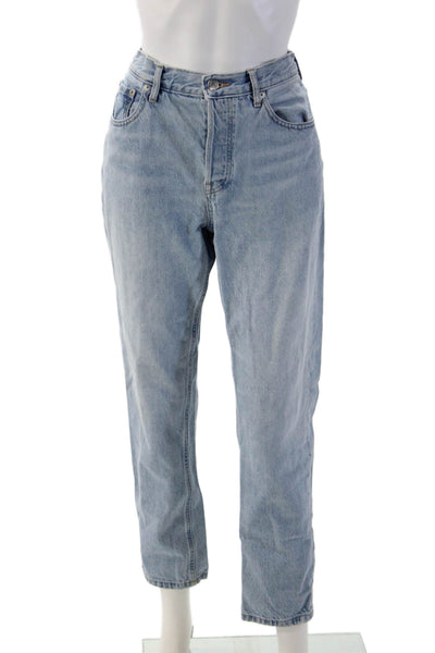 Everlane Women Ankle Mom Mid-Rise Light Blue Jeans Size 27