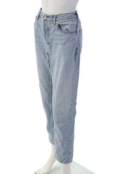 Everlane Women Ankle Mom Mid-Rise Light Blue Jeans Size 27