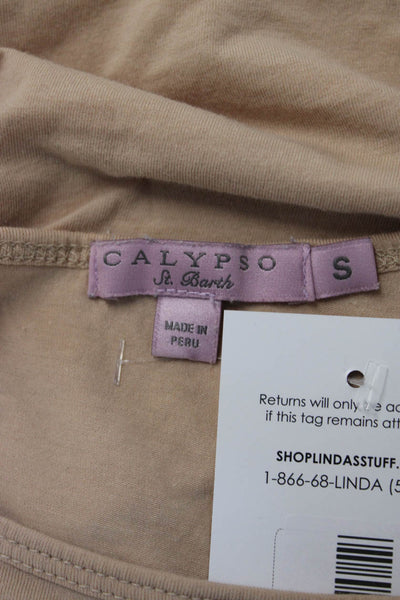 Calypso Saint Barth Women Beige Basic Camisole Size S