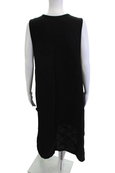 Urban by Alembika Womens Overall Dress Black Cotton Sleeveless Gothic Size 3
