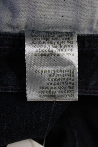 AG Adriano Goldschmied Mens Ankle Cropped Straight Dark Blue Jeans Size 31