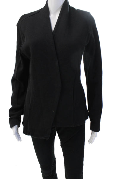 Velvet Womens Tunic Blouse Dark Blue Rayon Long Sleeve Bohemian Fall Size M