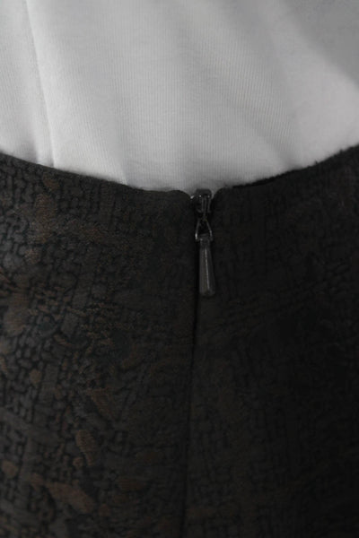 Worth Women Straight Pencil Skirt Black 100% Polyester Short Size 6