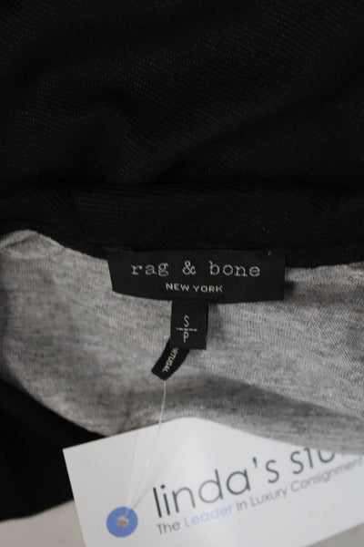Rag & Bone Womens Shift Tank Dress Black Polyester Sleeveless Size S
