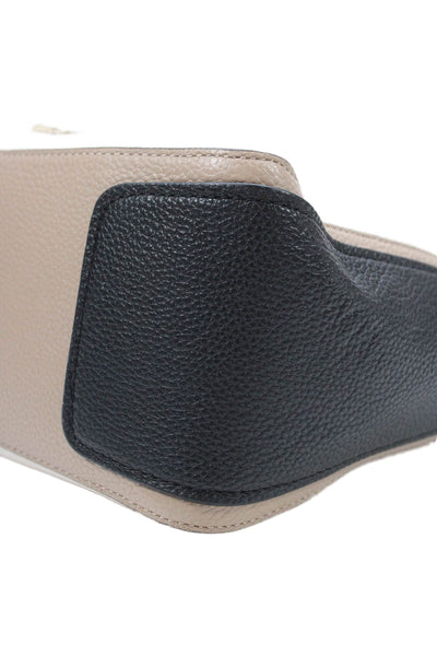 Kate Spade New York Womens Leather Gold Tone Crossbody Shoulder Handbag White