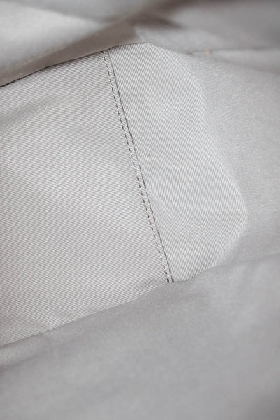 Kate Spade New York Womens Leather Gold Tone Crossbody Shoulder Handbag White