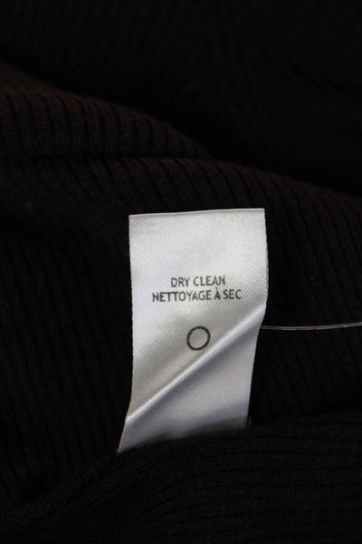 A.L.C. Unisex Brown Merino Wool Turtleneck Pullover Sweater Size XS