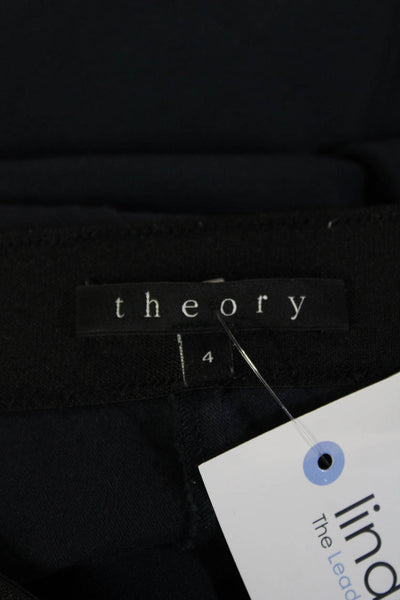 Theory Unisex Ankle Dress Pants Dark Blue Size 4