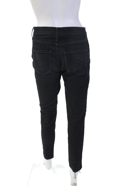 James Jeans Womens Skinny Black Jeans Button Size 27