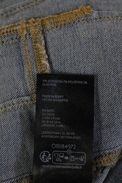 We The Free Women Bootcut Flared Jeans Blue High Rise Size 27