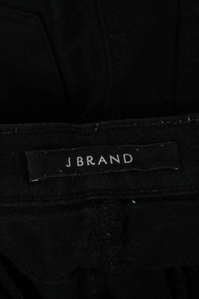 J Brand Womens Black Ankle Jegging Jeans Mid Rise Button Size 28