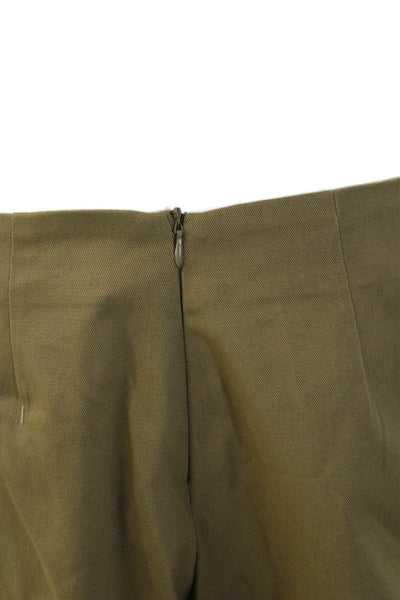 Zara Unisex Cargo Brown Cotton Shorts Size L
