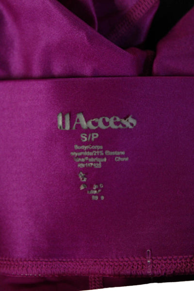 All Access Unisex Biker Purple Shorts Size S