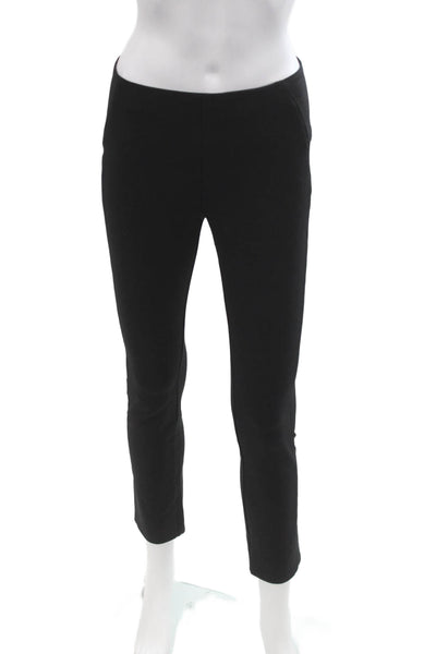 Veronica Beard Women Ankle Cropped Dress Pants Black Zip Size 4