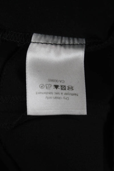 Veronica Beard Women Ankle Cropped Dress Pants Black Zip Size 4
