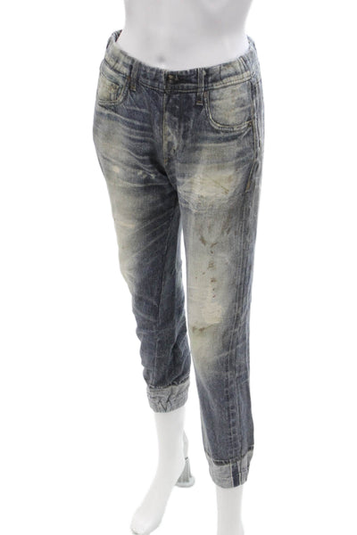 Rag & Bone Unisex Cropped Tapered Dark Gray Jeans Size XS