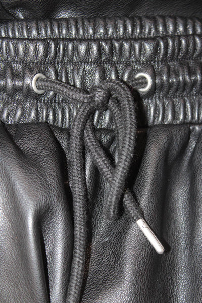Bagatelle Unisex Black Jogger Sweatpants Drawstring 90s 100% Polyester Size S
