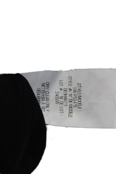 Helmut Lang Unisex Paisley Black Viscose Hook & Eye Bohemian Shorts Size 0