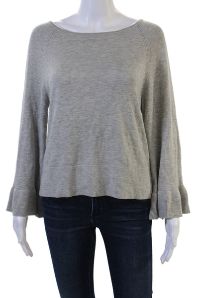 Splendid Unisex Pullover Sweater Gray Long Sleeve Viscose Cashmere Size XS