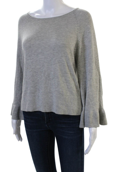 Splendid Unisex Pullover Sweater Gray Long Sleeve Viscose Cashmere Size XS