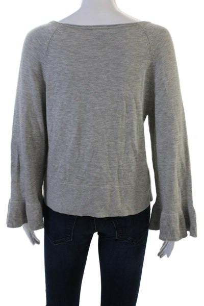 Splendid Unisex Pullover Sweater Gray Long Sleeve Viscose Cashmere Size XS