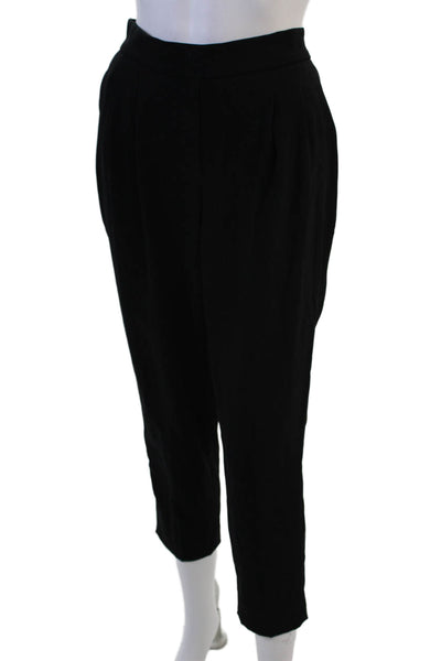 Babaton Women Ankle Cropped Dress Pants Black Size 6