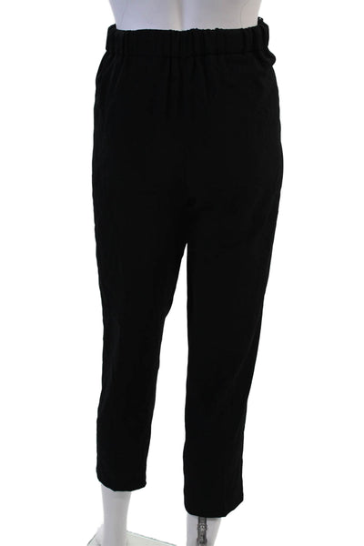Babaton Women Ankle Cropped Dress Pants Black Size 6