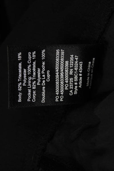 Babaton Women Ankle Cropped Dress Pants Black Size 6