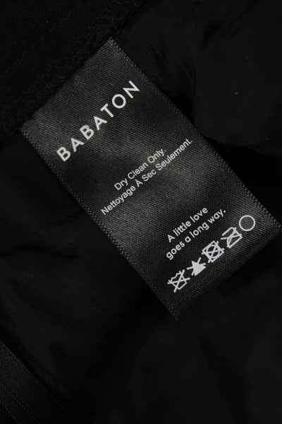 Babaton Women Ankle Cropped Dress Pants Black Size 6