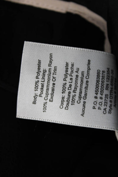 Wilfred Women Ankle Cropped Dress Pants Black Petite Size 00