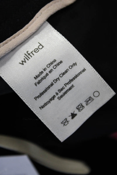 Wilfred Women Ankle Cropped Dress Pants Black Petite Size 00