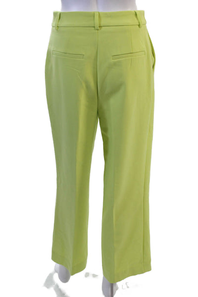 Christian Lacroix Womens Cropped Dress Pants Green Size 2