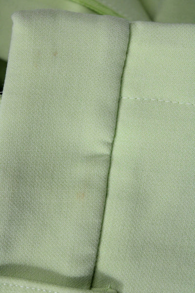 Christian Lacroix Womens Cropped Dress Pants Green Size 2
